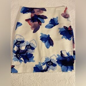 Banana Republic floral pencil skirt